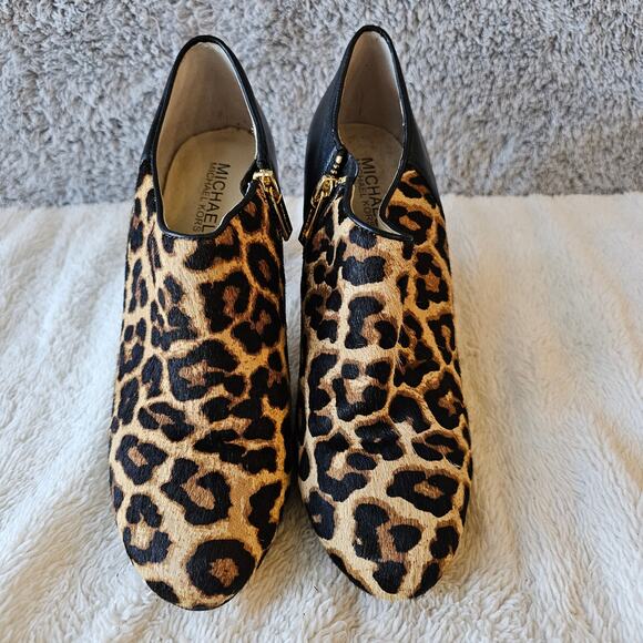 Michael Kors Women Sammy Cheetah Print Ankle Boot Calf Hair Size 8M Multi - Picture 2 of 9